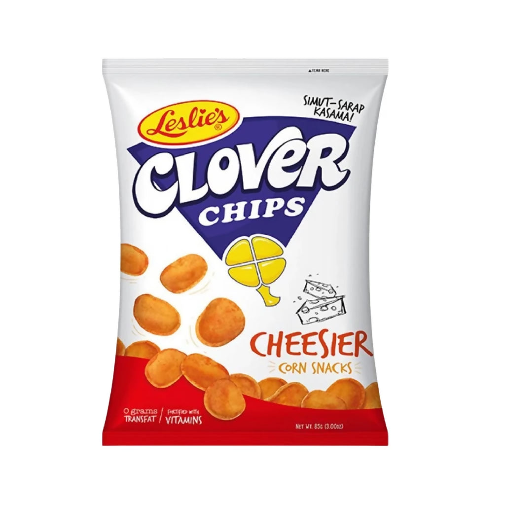 Leslie's Clover Chips - Cheese Flavour 85g